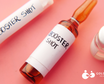 photo of booster shot vials